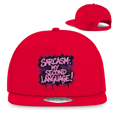 Snapback Rapper Cap - Sarcasm, second language | Division420®