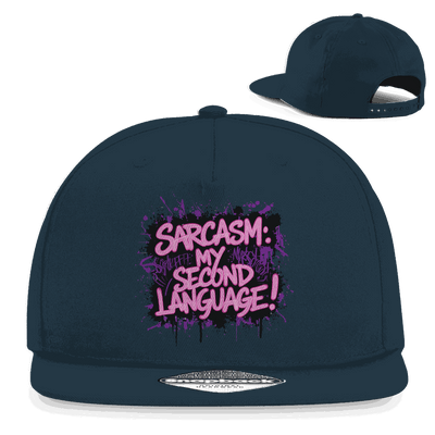 Snapback Rapper Cap - Sarcasm, second language | Division420®