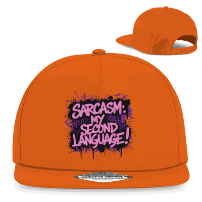Snapback Rapper Cap - Sarcasm, second language | Division420®