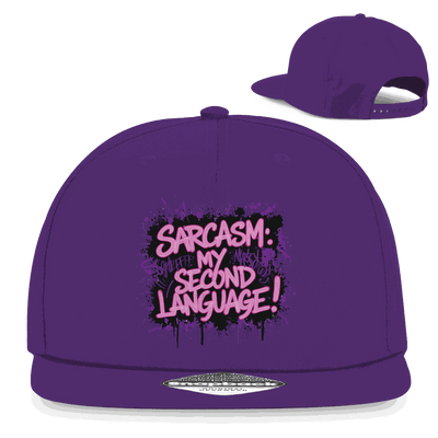 Snapback Rapper Cap - Sarcasm, second language | Division420®