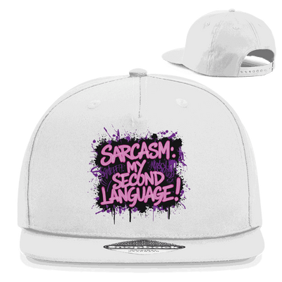 Snapback Rapper Cap - Sarcasm, second language | Division420®