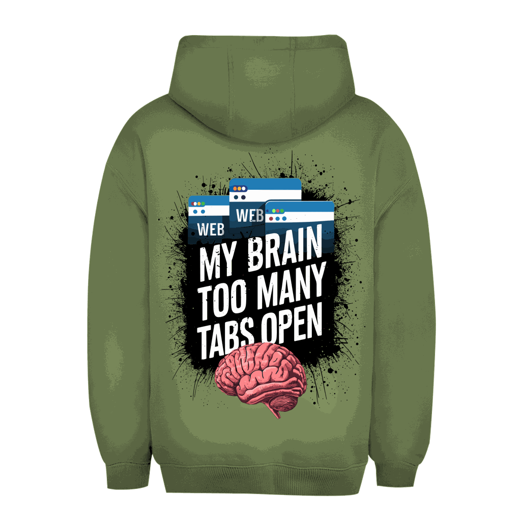 Unisex Oversize Hoodie - My Brain | Division420®