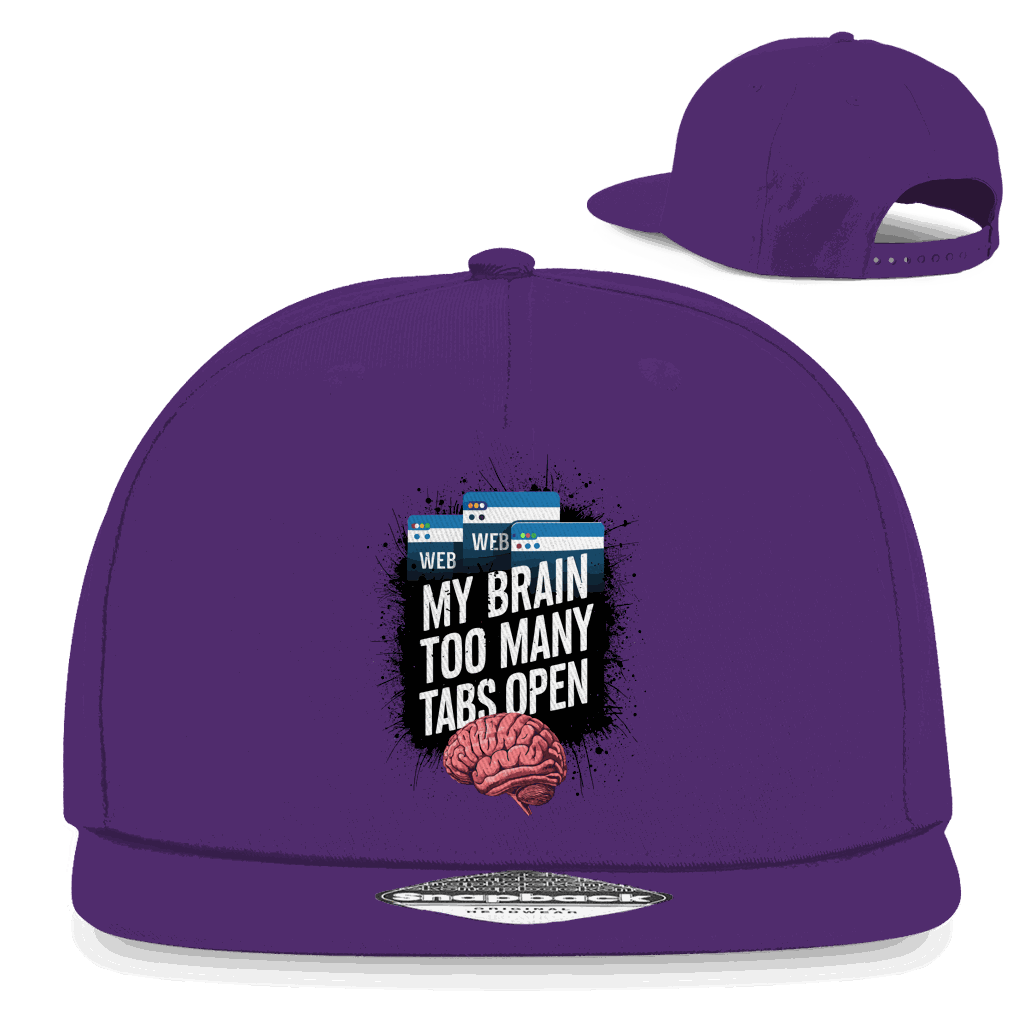 Snapback Rapper Cap - My Brain | Division420®