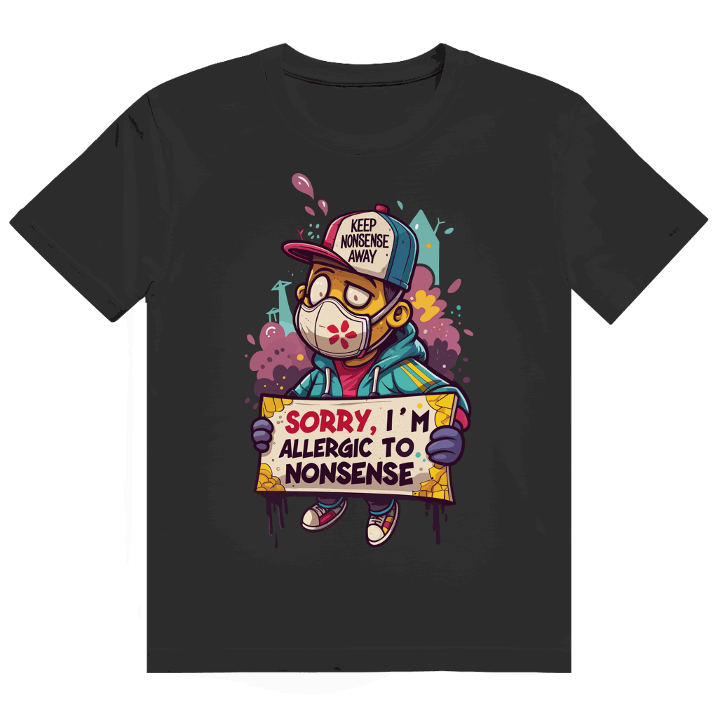 Größentabelle für Division420 Heavy Cotton T-Shirt Allergic to Nonsense