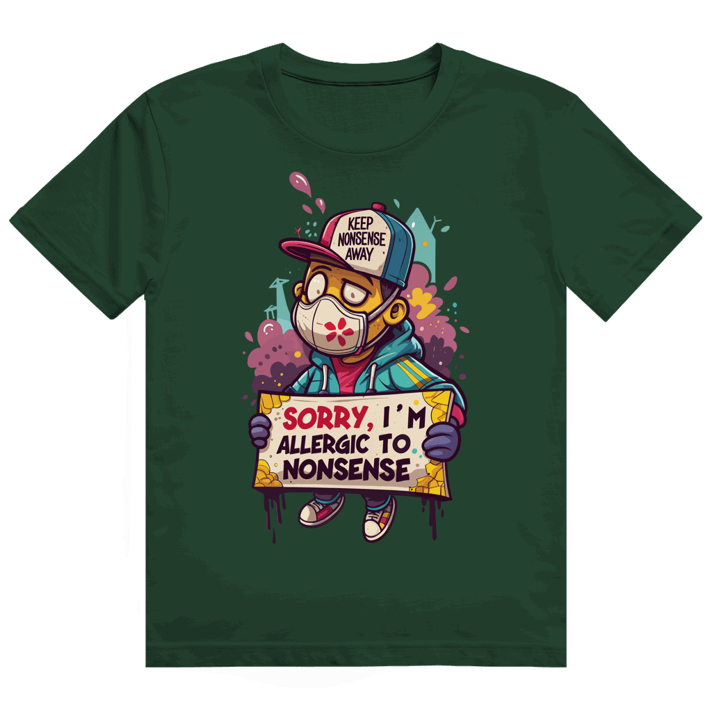 Heavy Cotton T-Shirt - Allergic to Nonsense | Division420®