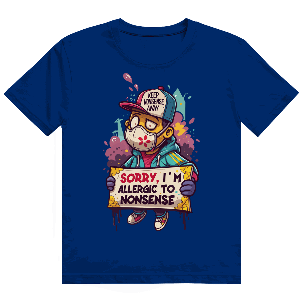 Heavy Cotton T-Shirt - Allergic to Nonsense | Division420®