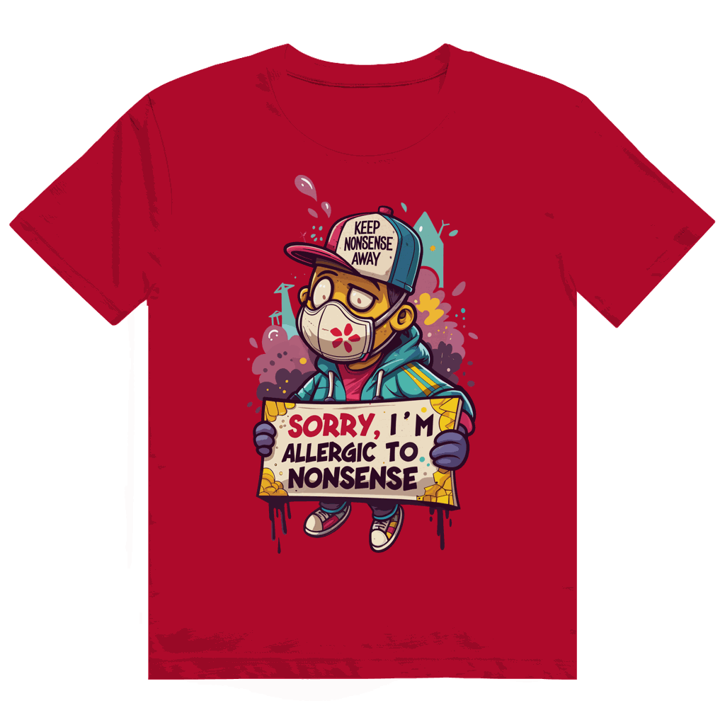 Heavy Cotton T-Shirt - Allergic to Nonsense | Division420®