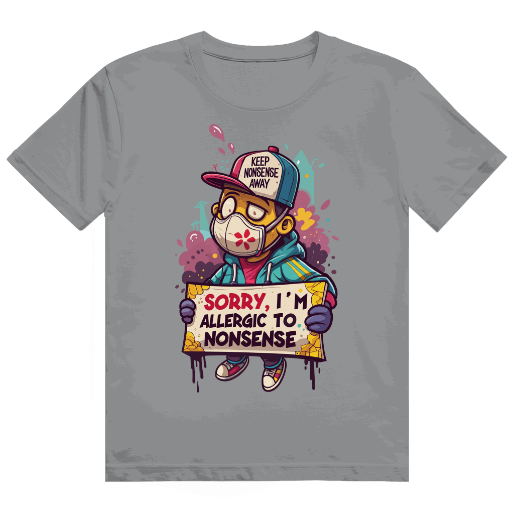 Heavy Cotton T-Shirt - Allergic to Nonsense | Division420®