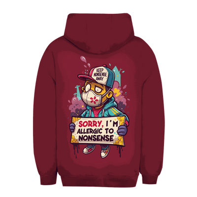 Unisex Oversize Hoodie - Allergic to Nonsense | Division420®