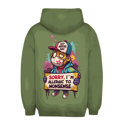 Unisex Oversize Hoodie - Allergic to Nonsense | Division420®