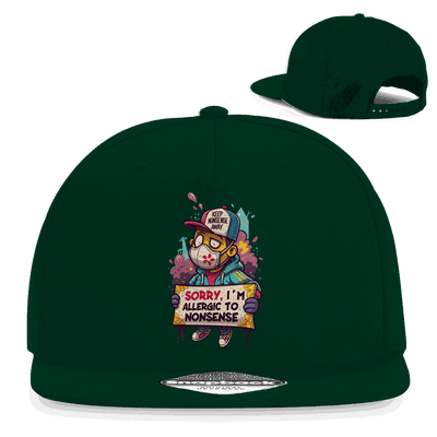 Snapback Rapper Cap - Allergic to Nonsense | Division420®