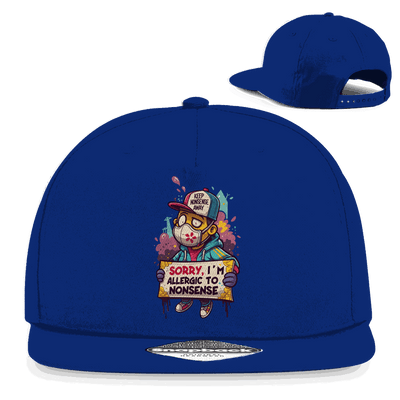 Snapback Rapper Cap - Allergic to Nonsense | Division420®