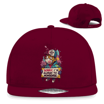 Snapback Rapper Cap - Allergic to Nonsense | Division420®