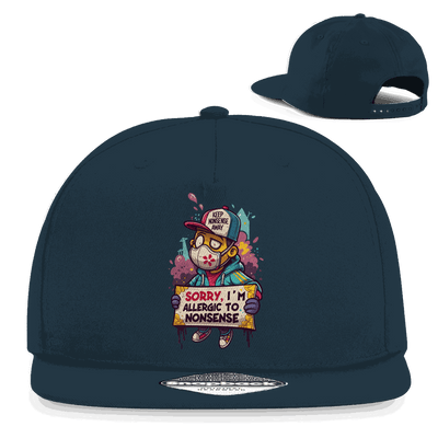 Snapback Rapper Cap - Allergic to Nonsense | Division420®
