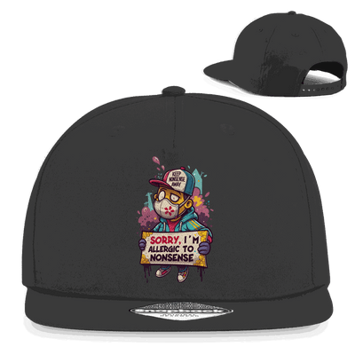 Snapback Rapper Cap - Allergic to Nonsense | Division420®