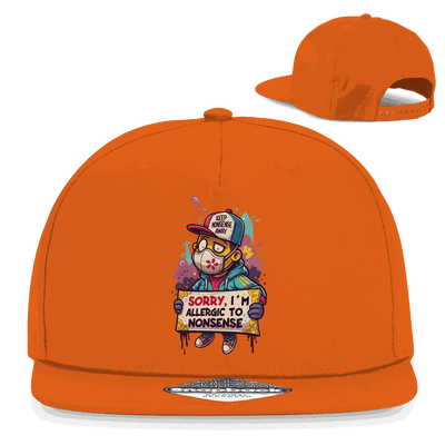 Snapback Rapper Cap - Allergic to Nonsense | Division420®