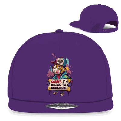 Snapback Rapper Cap - Allergic to Nonsense | Division420®