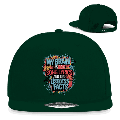 Snapback Rapper Cap - My Brain is 90% Song Lyrics | Division420®
