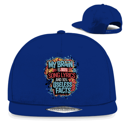 Snapback Rapper Cap - My Brain is 90% Song Lyrics | Division420®