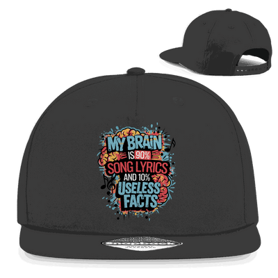 Snapback Rapper Cap - My Brain is 90% Song Lyrics | Division420®