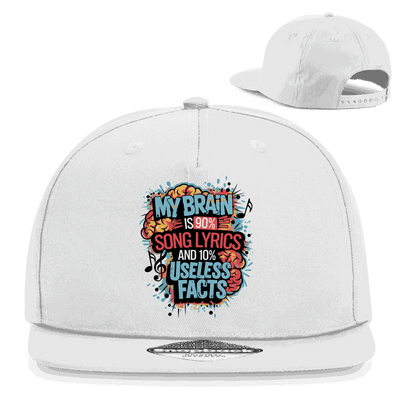 Snapback Rapper Cap - My Brain is 90% Song Lyrics | Division420®