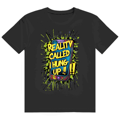 Heavy Cotton T-Shirt - Reality called ,i hung up!!! | Division420®