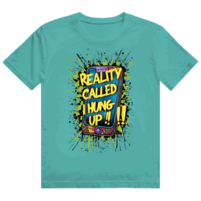 Heavy Cotton T-Shirt - Reality called ,i hung up!!! | Division420®
