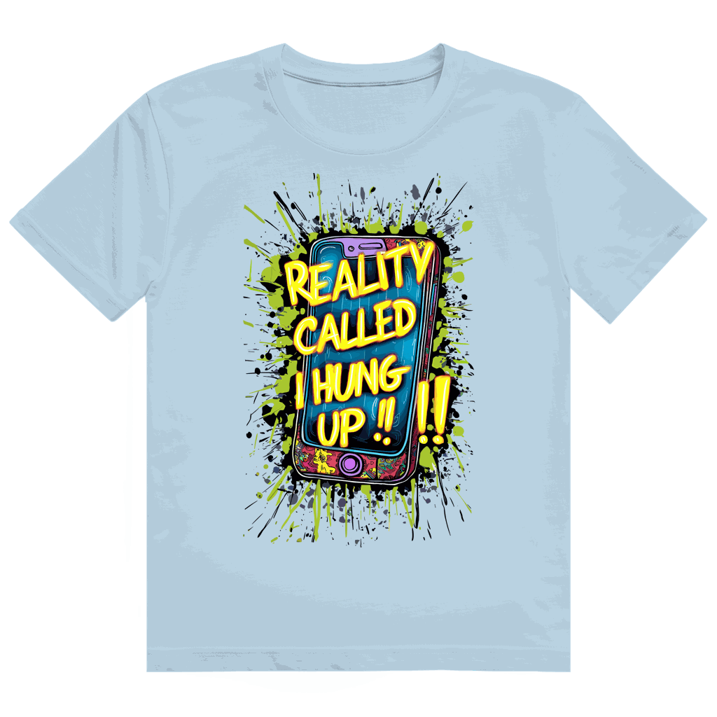 Heavy Cotton T-Shirt - Reality called ,i hung up!!! | Division420®