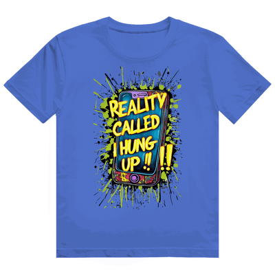 Heavy Cotton T-Shirt - Reality called ,i hung up!!! | Division420®