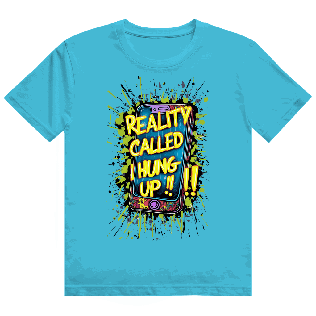 Heavy Cotton T-Shirt - Reality called ,i hung up!!! | Division420®