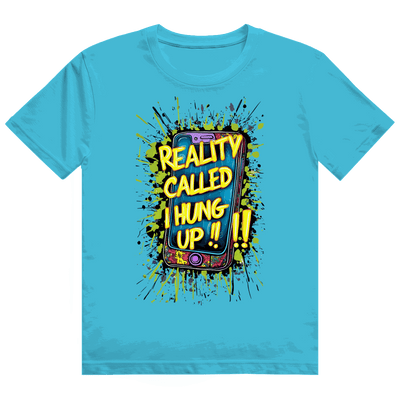 Heavy Cotton T-Shirt - Reality called ,i hung up!!! | Division420®