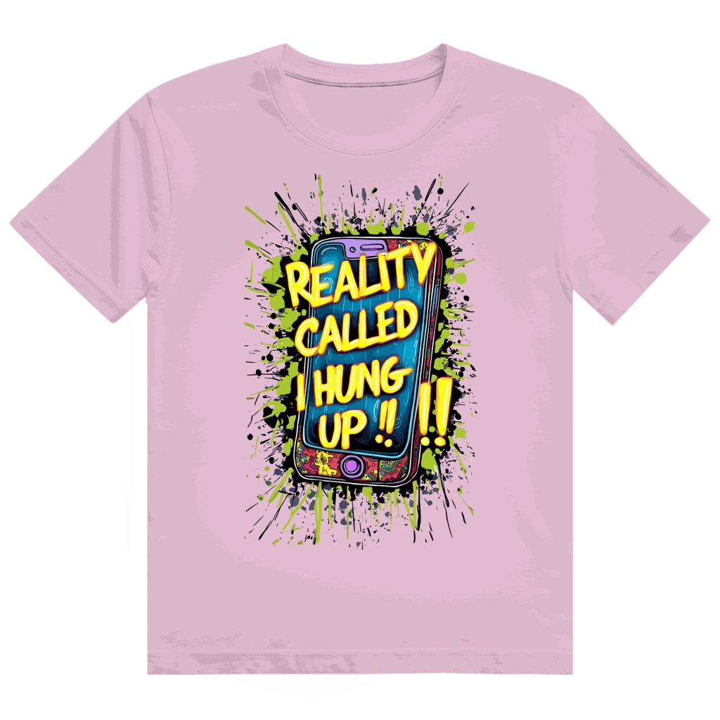 Heavy Cotton T-Shirt - Reality called ,i hung up!!! | Division420®