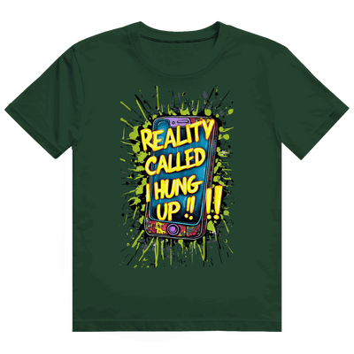 Heavy Cotton T-Shirt - Reality called ,i hung up!!! | Division420®