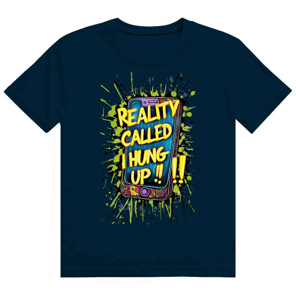 Heavy Cotton T-Shirt - Reality called ,i hung up!!! | Division420®