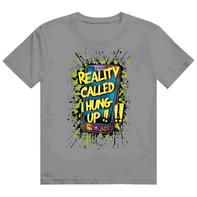 Heavy Cotton T-Shirt - Reality called ,i hung up!!! | Division420®