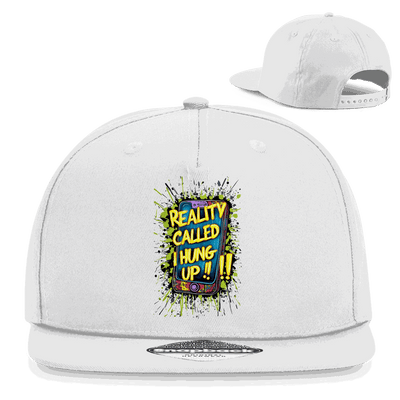 Division420 Snapback Cap mit aufgesticktem Schriftzug und klassischem 5-Panel Design in Schwarz