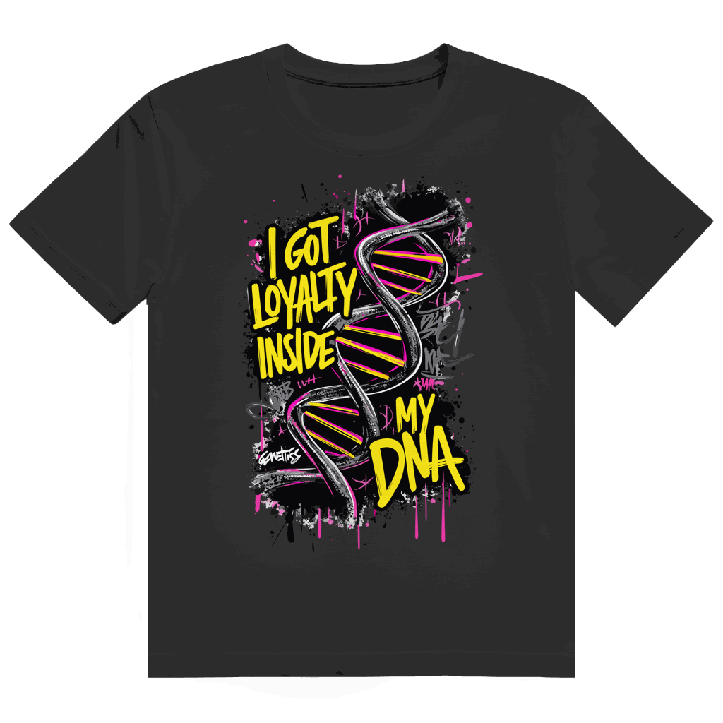 Heavy Cotton T-Shirt - I got loyalty inside my DNA | Division420®