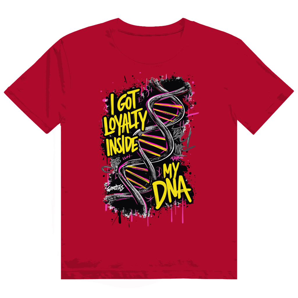 Heavy Cotton T-Shirt - I got loyalty inside my DNA | Division420®