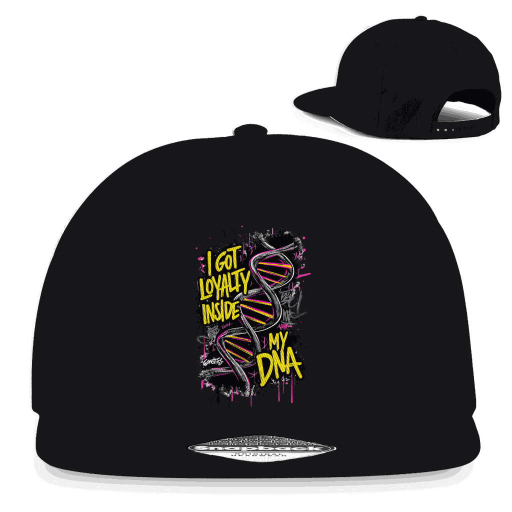 Snapback Rapper Cap - I got loyalty inside my DNA | Division420®
