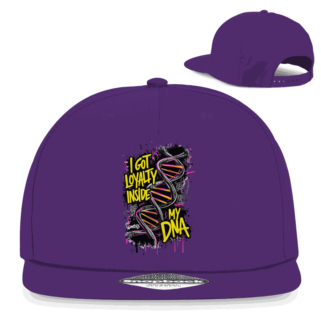 Snapback Rapper Cap - I got loyalty inside my DNA | Division420®