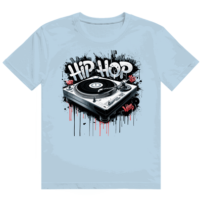 Heavy Cotton T-Shirt - Hip Hop Turntable | Division420®