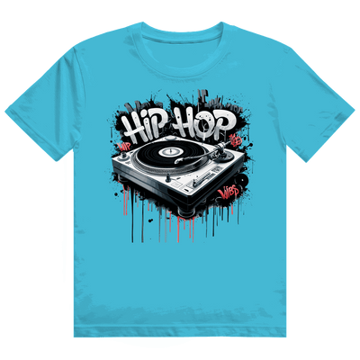 Heavy Cotton T-Shirt - Hip Hop Turntable | Division420®