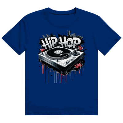 Heavy Cotton T-Shirt - Hip Hop Turntable | Division420®
