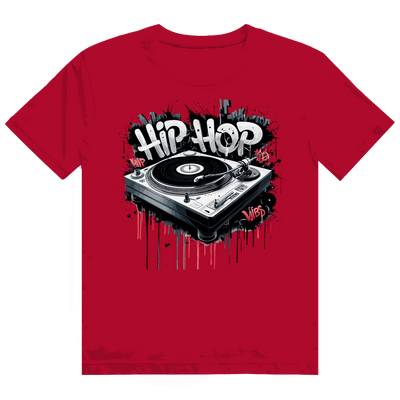 Heavy Cotton T-Shirt - Hip Hop Turntable | Division420®
