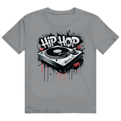 Heavy Cotton T-Shirt - Hip Hop Turntable | Division420®