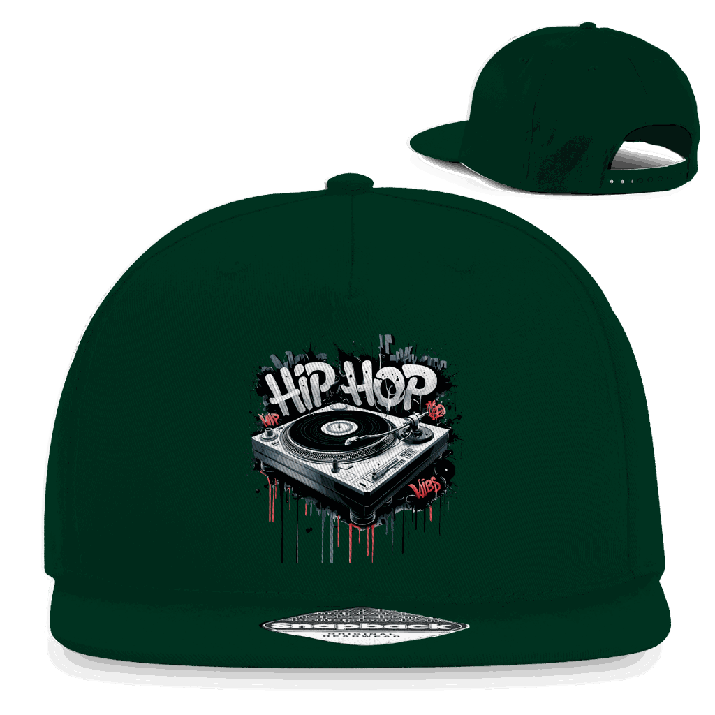Snapback Rapper Cap - Hip Hop Turntable | Division420®