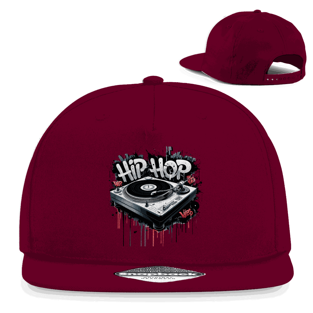 Snapback Rapper Cap - Hip Hop Turntable | Division420®