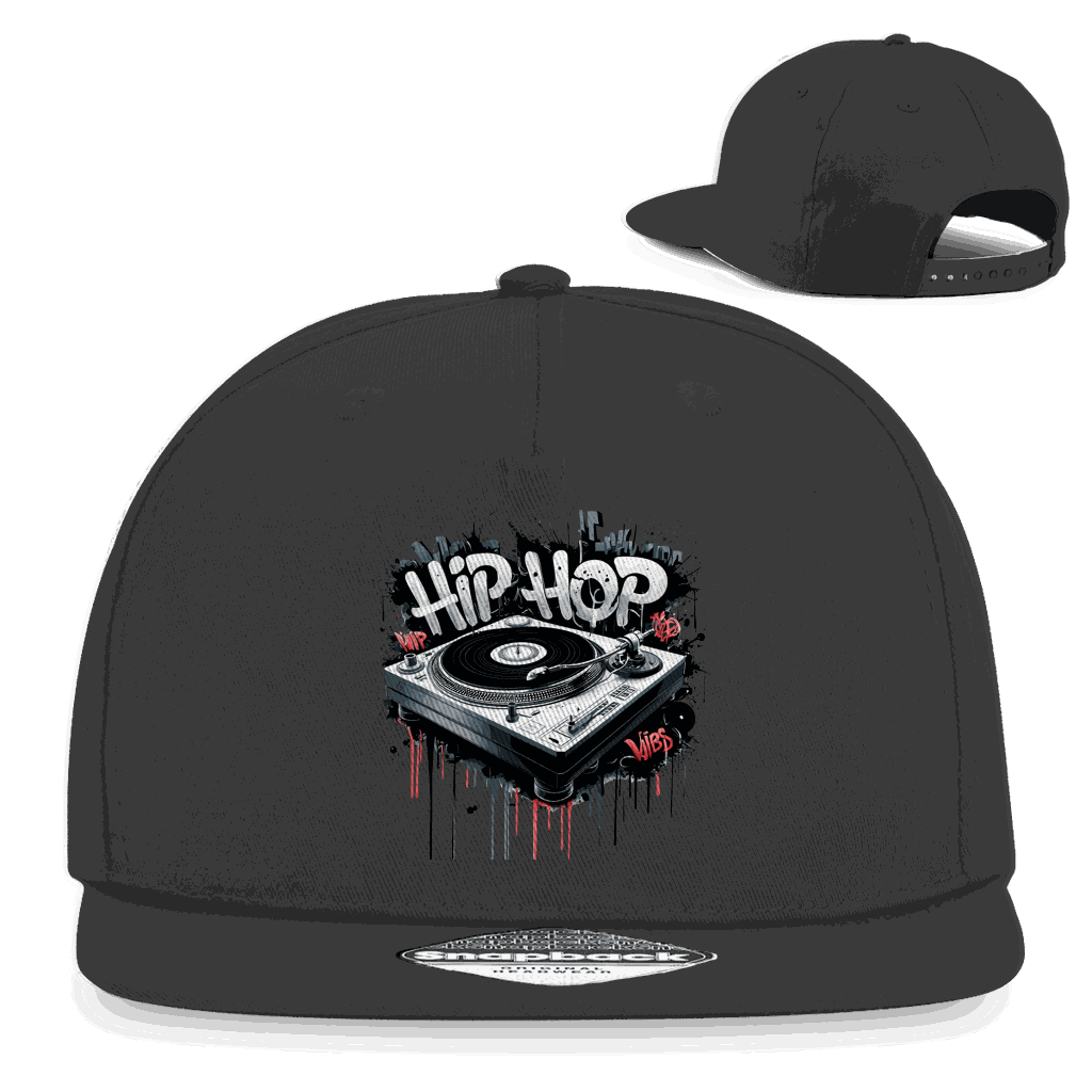Snapback Rapper Cap - Hip Hop Turntable | Division420®