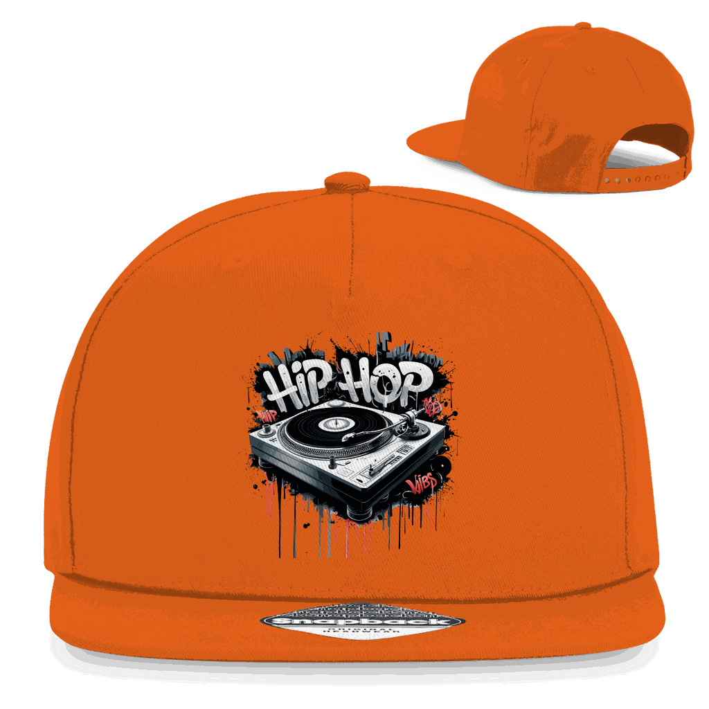 Snapback Rapper Cap - Hip Hop Turntable | Division420®
