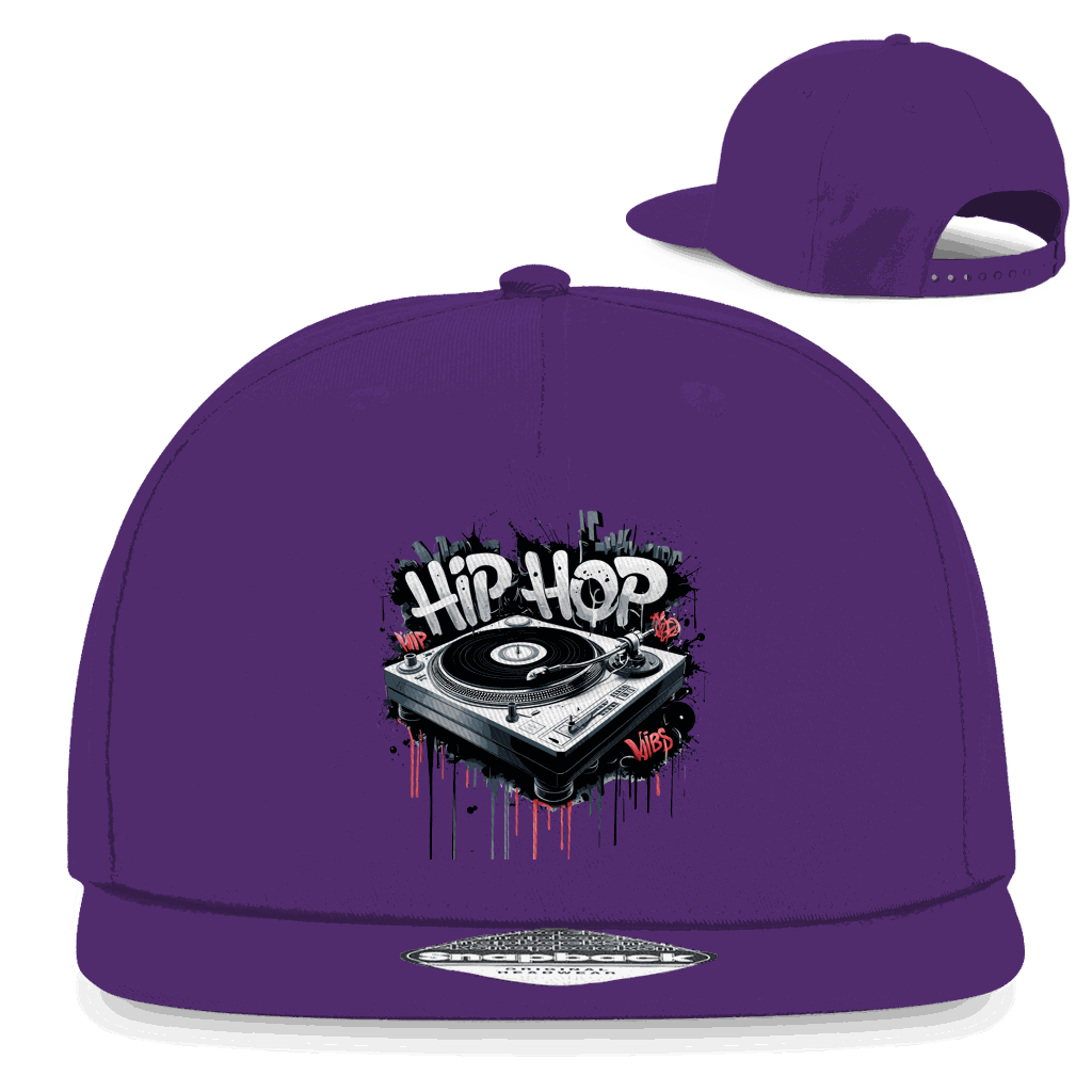 Snapback Rapper Cap - Hip Hop Turntable | Division420®